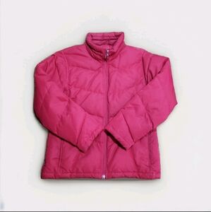 Eddie Bauer Burgundy Maroon Quilted Jacket Sz Small Womens Hiking Camping H1